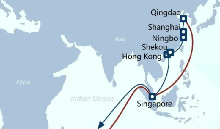 中远海运ZAX2/ZAX3南非双航线全新升级!青岛、宁波、厦门、深圳直航德班